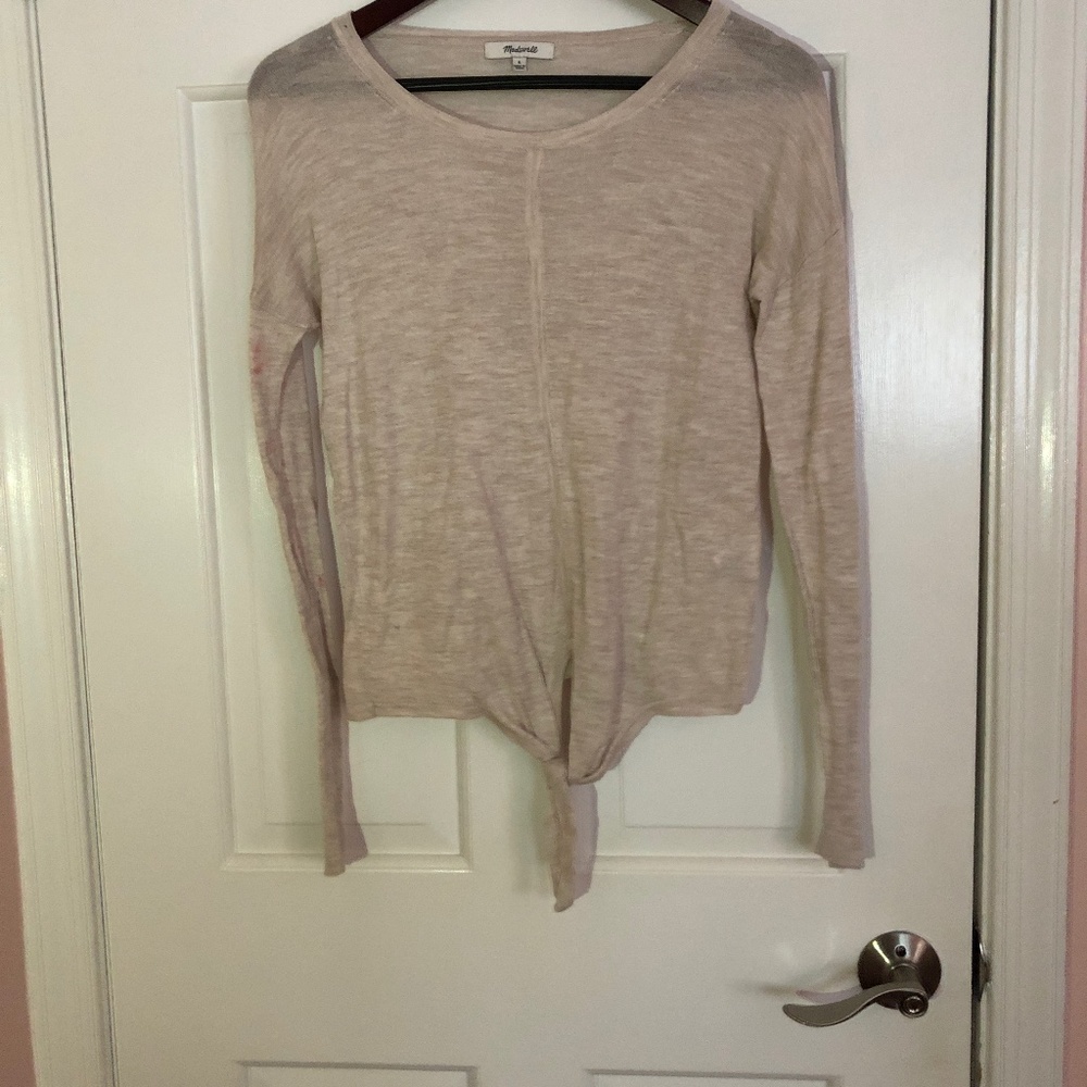 Tie front top